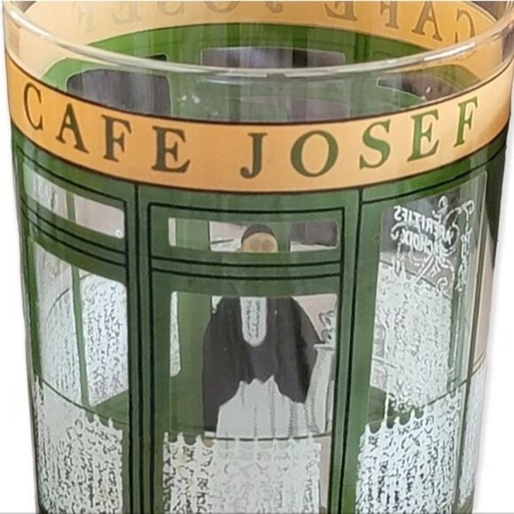 VINTAGE Cafe Josef French Waiter Bar Glasses Collins Style Set of 3 - Picture 4 of 5